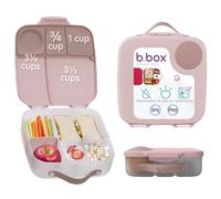 b.box Lunch Box para Niños | Fiambrera Infantil Bento Grande con 4 Compartimentos (2 Herméticos), Separador Extraíble, Bolsa de Gel Frío | Fiambrera para Niños Ideal para Escuela | 3+ Años | 2 L