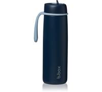 B.Box Stainless Steel Thermos Bottle botella termo con pajita Midnight 690 ml