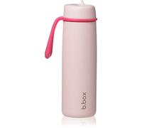 B.Box Stainless Steel Thermos Bottle botella termo con pajita Pink Paradise 690 ml