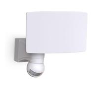 B.K.Licht - Aplique LED con sensor de movimiento para exteriores, jardín, terraza o patio, con cabeza inclinable, de luz blanca fría, protección IP44, 20 W y 2300 lúmenes, 4000K, color blanco