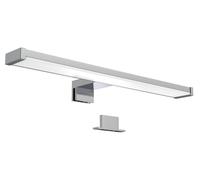 B.K.Licht BKL1230, Empotrado, 1 bombilla, 4000 K, IP44, Plateado, Blanco