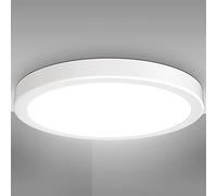 B.K.Licht I Lámpara de techo LED de 24 W I 4.000K I 38 cm de diámetro I 3.000 lúmenes I luz blanca neutra I plafon led techo I Blanco