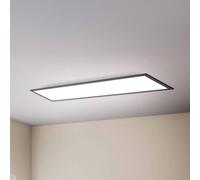 B.K. Licht Panel LED Odin Control Remoto CCT, 100 x 25 cm, negro