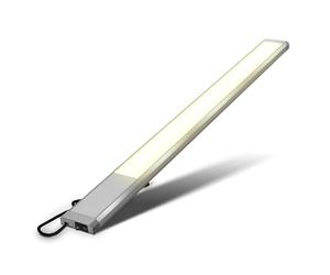 B.K.Licht - Regleta Led 10W, Blanca Cálida 3000K 1100lm, Cocina, Luces, Luz Adhesiva, Bajo Mueble, Armario, Barra, Plata