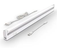 B.K.Licht, tira de LED, con interruptor de encendido/apagado, luz de empotrar, 54,7 x 6,1 x 2,4 cm, color blanco