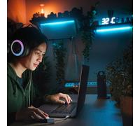 B.K. Licht Tira LED Lee USB, longitud 3 m, RGBW, control remoto