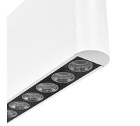 B·LED BARCELONA LED - Luminaria lineal LED CCT - Suspensión - Potencia ajustable 20W/30W/40W - 120cm - UGR 17