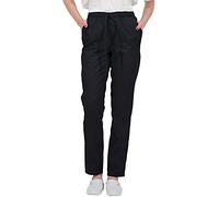 B-well ALESSI Pantalón Sanitario Unisex Cintura Elástica 3 Bolsillos Negro M