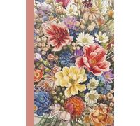 B5 Journal Floral: Medium Lined Notebook for Journaling and Note Taking, 7x10 Inch Softcover or Hardcover, 180 Pages for Writing, Drawing & Planning