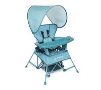 Baby Delight Go with Me Venture - Silla portátil para Interiores y Exteriores, con Parasol, 3 etapas de Crecimiento, Color Azul (Blue Wave)