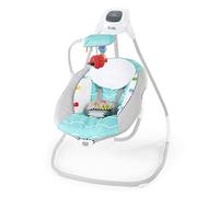 Baby Einstein, Ocean Explorers Columpio Musical Compacto para Bebés, Vibración, Multidireccional, Gris, Unisex, 0 a 9 Meses