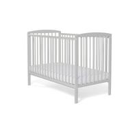 Baby Elegance Starlight Cuna Cuna de Madera Gris con Alturas Ajustables, rieles de dentición duraderos y diseño Compacto | Cama Ideal para recién Nacidos para Espacios pequeños | El colchón se