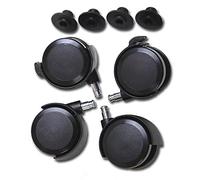 babybay 100401 - Ruedas para cama [importado de Alemania], Negro, 1 - pack