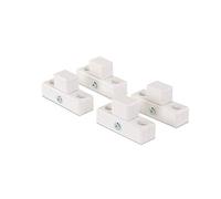 Babybay 100622 - Connection Parts for Playpen Suitable for Model Original, Midi, Maxi and BoXSpring, White Varnished, 520 g, unisex