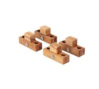 Babybay 100624 - Connection Parts for Playpen Suitable for Model Original, Midi, Maxi and BoXSpring, Core Beech Oiled, 520 g, unisex