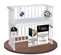 Babybay 120152 Midi - Cuna auxiliar con colchón (acabado lacado), color blanco