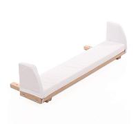 babybay Lado de extensión Natural sin Tratar, Incluye suplemento de colchón Blanco, Apto para Modelo Original y Midi