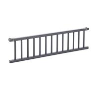 Babybay rejilla de cuna colecho para el modelo Boxspring XXL, lacado en gris pizarra
