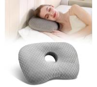 Babyezz Almohadillas para agujeros de perforación en la oreja CNH con un agujero para la oreja, alivia el dolor de oído para dormir de lado y alivia el dolor de oído, la inflamación del oído, las