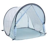 Babymoov, sombrilla de playa con protección UV - Factor de protección solar 50, sistema pop-up, protección solar, diseño "Olas Azules"