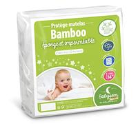 Babysom - Protector Colchón Cuna | Cubre Colchón Bebé - Bambú - 70x140 cm - Impermeable - Antiácaros - Suave y Natural - Antiasfixia - Transpirable