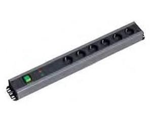 Bachmann 300.012 base múltiple 2 m 6 salidas ac interior aluminio, ne