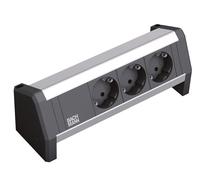 Bachmann 339.1002 - regleta sin cable para fijar al escritorio (3 ench