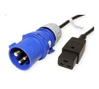 Bachmann 346.112 cable de transmisión negro, azul 3 m iec 309 c19 aco