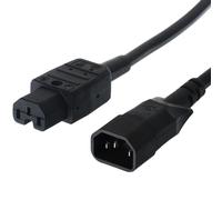 Bachmann 356.1258 3 m c14 coupler c15 coupler black power cable ? po