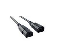 Bachmann 356.171 cable de transmisión negro 2 m c14 acoplador c13 aco