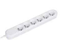 Bachmann 381.247k base múltiple 1,5 m 6 salidas ac blanco