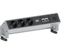 Bachmann 3x schuko 2x cat6 1x hdmi, 1x usb3.0 base múltiple 1,5 m 3 s