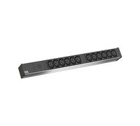 Bachmann 800.2284 PDU ALU 19 polegadas 1HE 12 x C13, entrada C14