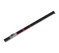 Bachmann 800.2405 BN0500 - PDU 1HE 16xC13 4xC19, medición de Potencia, conexión CEE 32A Azul, Negro y Plateado