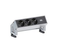 Bachmann 902.4048 base múltiple 3 salidas ac interior negro, gris