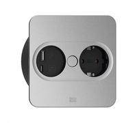 Bachmann 946.105 toma de corriente type f + usb a + usb c acero inoxid