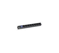 Bachmann Unidad de distribución de energía PDU BlueNet BN0500 – 8 salidas AC, LCD, 2 m, 230 V, Negro