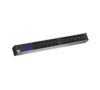 Bachmann bn0500 19' pdu 1he 12x c13 leistungsmessung, schutzkontakt-an
