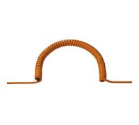 Bachmann - Cable rizado poliuretano 7g1,50mm2 500 naranja