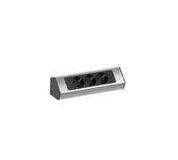 Bachmann Casia 2 Unidad De Energía De Esquina 3x 230V Acero Inoxidable (Enchufe Europeo) - 932.000
