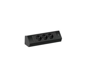 Bachmann Casia 2 Unidad De Energía De Esquina 3x 230V Negro (Enchufe Europeo) - 932.100