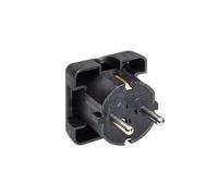 Bachmann - Clavija schuko plana negro