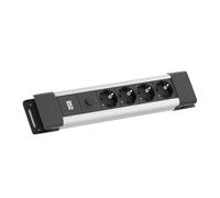 Bachmann connectus 3xcee7/3, rojo 10 a corriente 2,0 m c14 macho gris