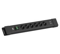BACHMANN CONNECTUS 6xCEE7/3, 1 interruptor, 1x USB A/C, 22W, 2,0 metros, CEE7/7, color