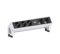 Bachmann desk 2 base múltiple 0,2 m 3 salidas ac negro, blanco