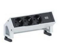 Bachmann desk 2 base múltiple 0,2 m 3 salidas ac negro, blanco