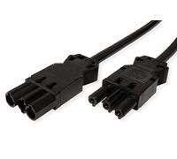 Bachmann gerteverlngerung gst18-3 stecker/kupplung schwarz 0,3m