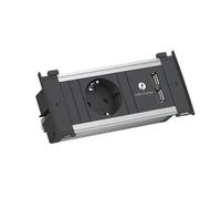 Bachmann kapsa xs base múltiple 0,2 m 1 salidas ac interior negro, pl