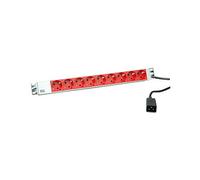 Bachmann Regleta de enchufes 19 pulgadas 9x Salidas AC C20, Aluminio