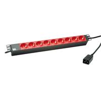 Bachmann Base múltiple 333.937 9 salidas 2 m AC interior Negro/Rojo